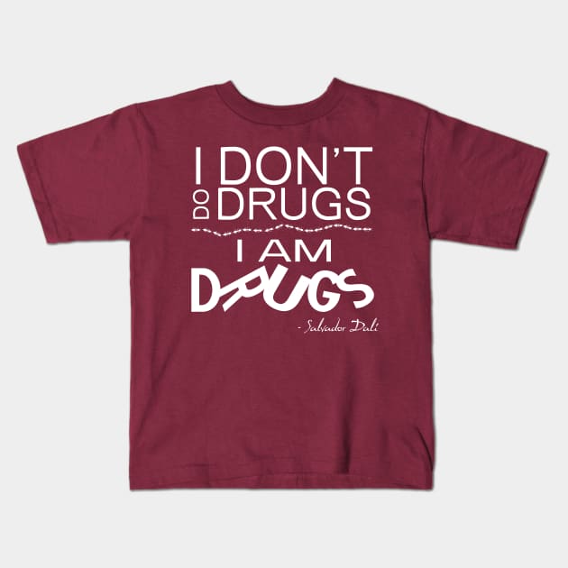 salvador dali quotes Kids T-Shirt by weenoliumco